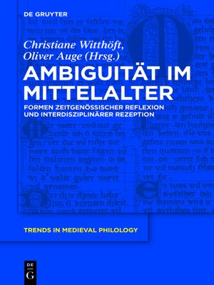 cover image of Ambiguität im Mittelalter